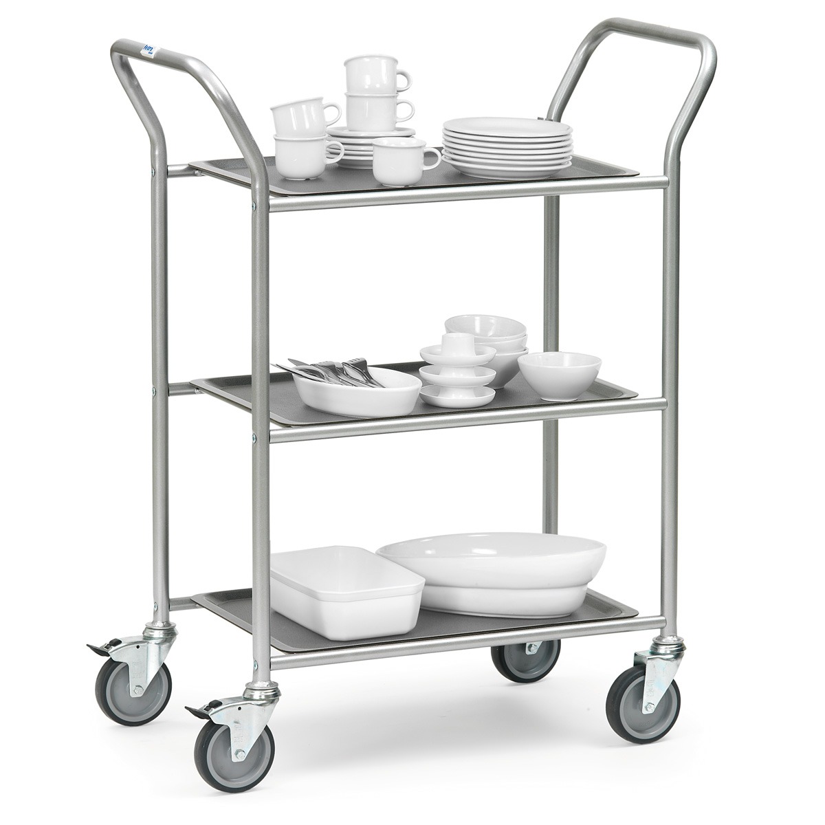 Fetra Servierwagen mit 3 Tabletts