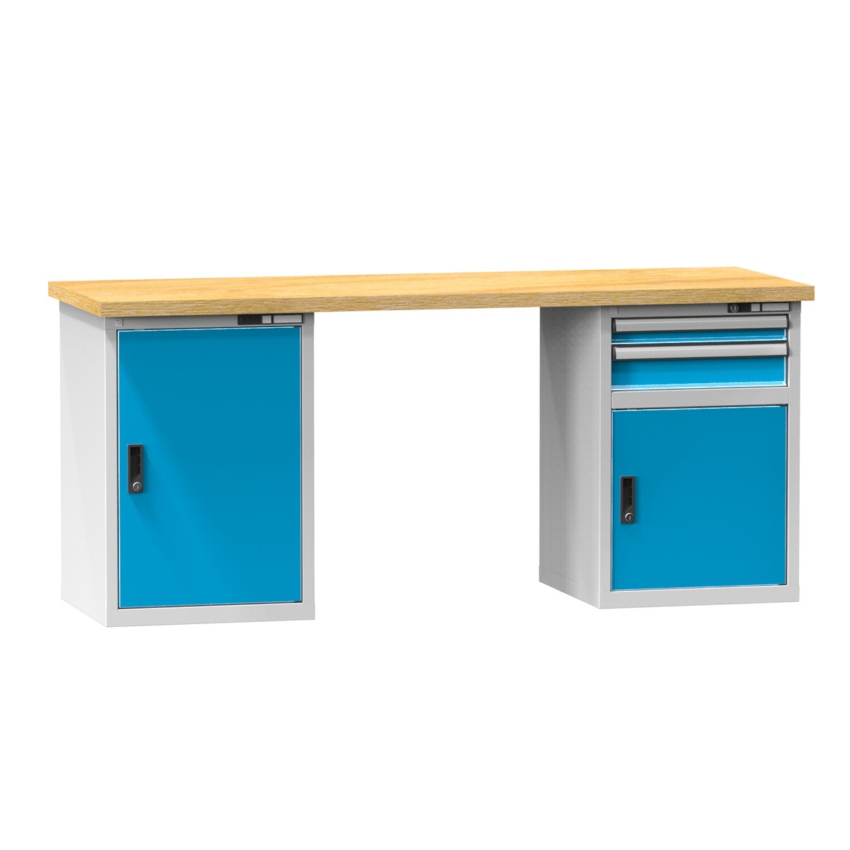 Kombiwerkbank mit Schubladenschrank