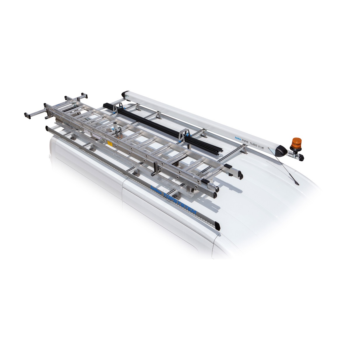 Sortimo Dachträger beladen auf Transporter