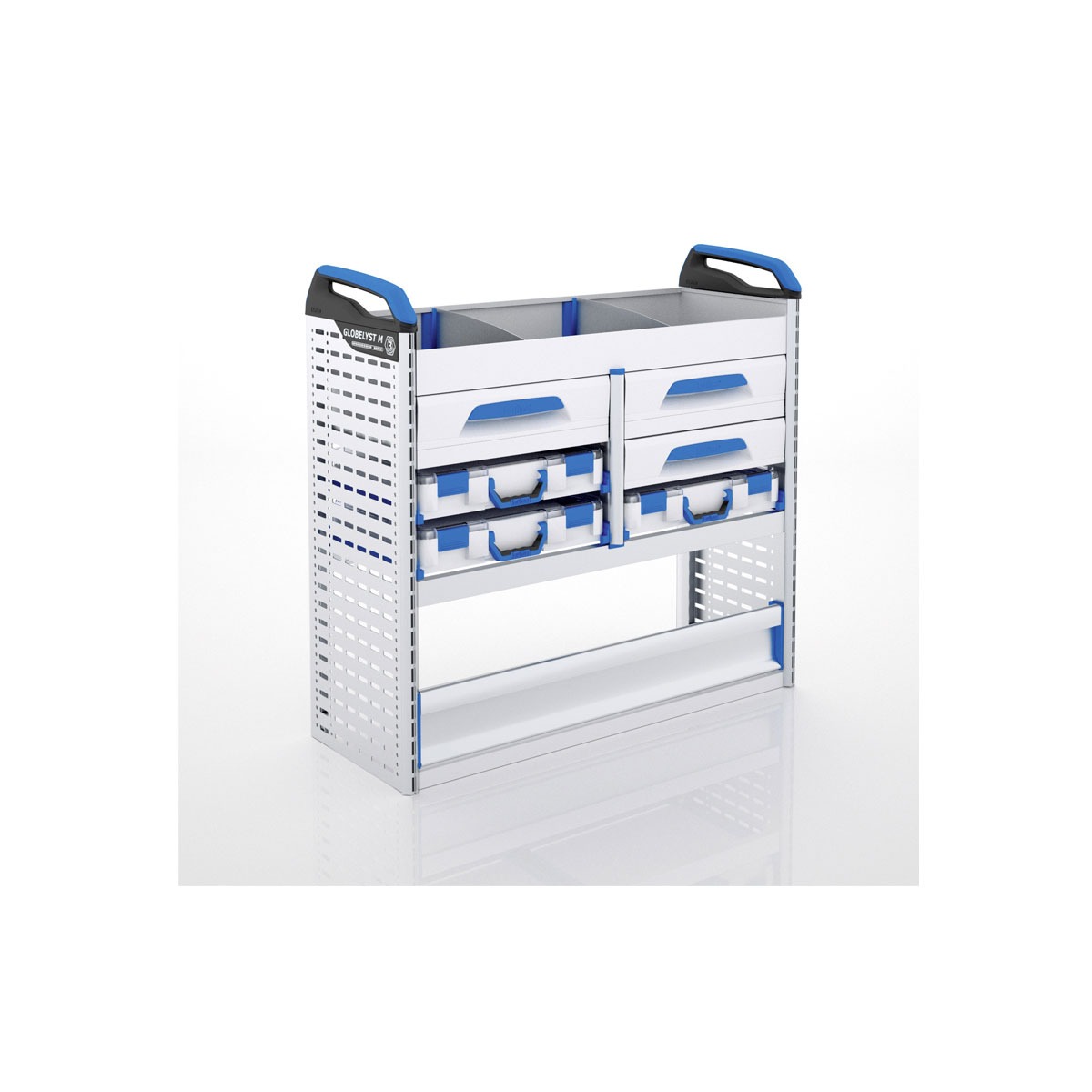 Sortimo Globelyst Fahrzeugeinrichtung Modul mit Schubladen und Koffern